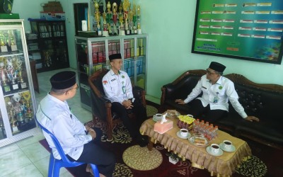 MTsN 1 HST Terima Silaturrahmi dan Monitoring Sarpras dari KaKankemenag Kabupaten HST